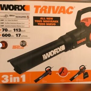 TRIVAC 3-in-1 Blower in Black and Orange